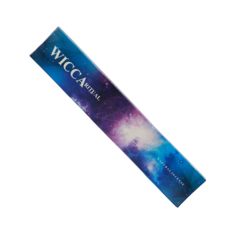 Rectangular box of “New Moon” incense on a white background