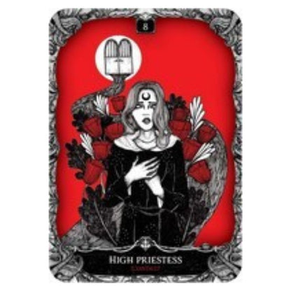 "High Priestess" Oracle card from the Oracle of the Witch Oracle Deck