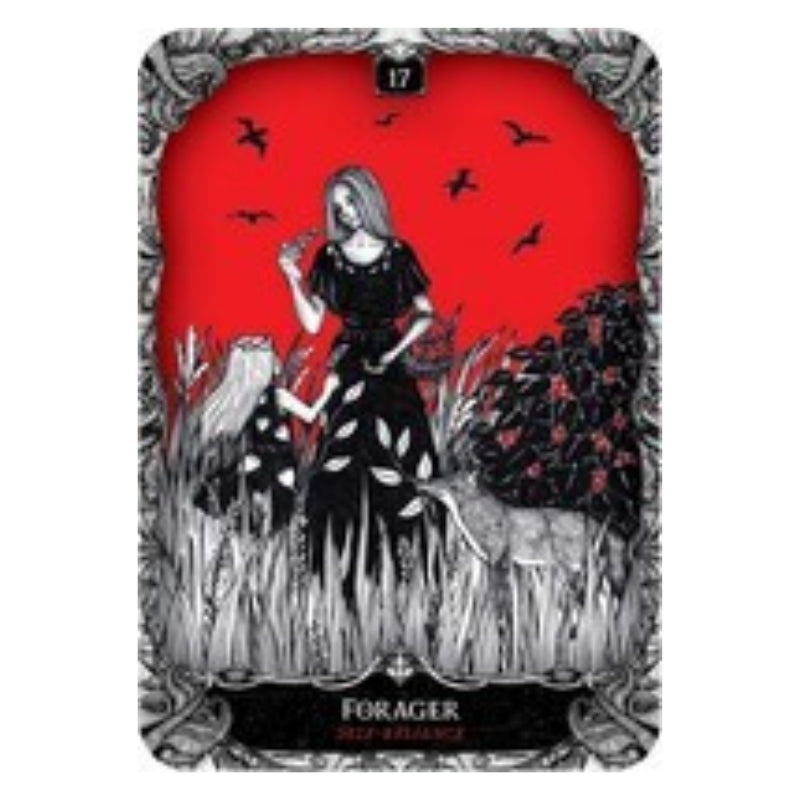 "Forager" Oracle card from the Oracle of the Witch Oracle Deck