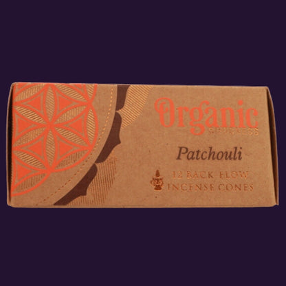 Organic Goodness  Incense Backflow Cones Patchouli