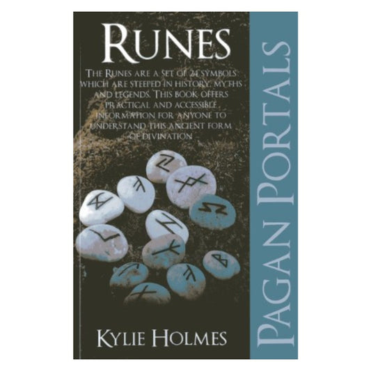 front cover of book- Pagan Portals- Runes