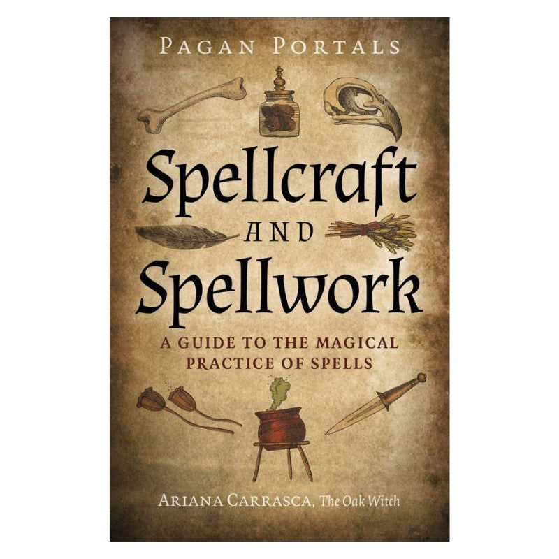 front cover of the book- Pagan Portals- Spellcraft & Spellwork