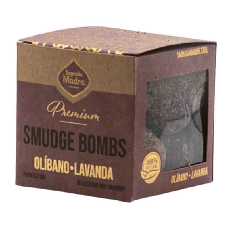 Box of Premium Sagrada Madre Smudge Bombs- Frankincense & Lavender