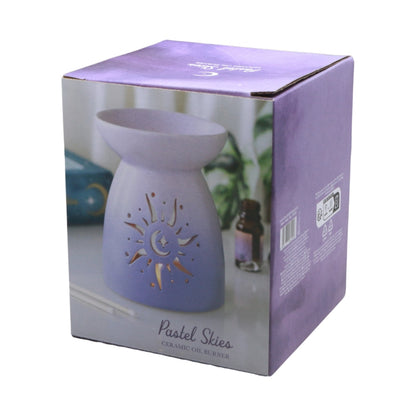 Purple Sun Cut Out Oil Burner