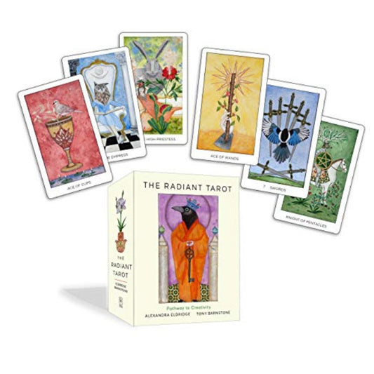 The radiant Tarot Deck & 6 Cards from the deck