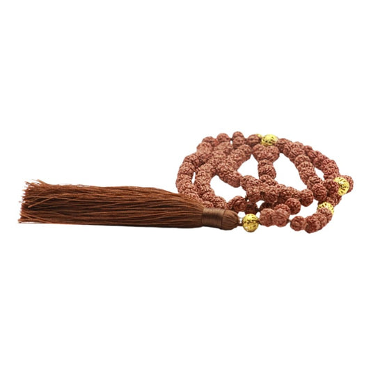 Rudraksha Beaded Knotted Japa mala Prayer Beads