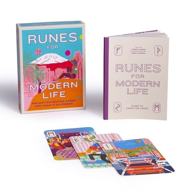 Runes For Modern Life cards, book and box