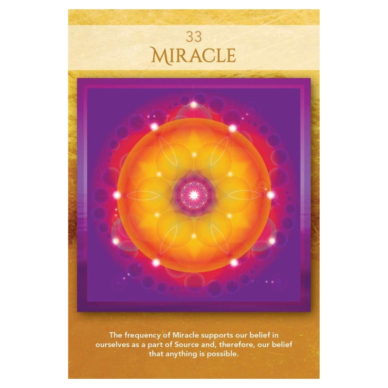Sacred Geometry Activations Oracle card