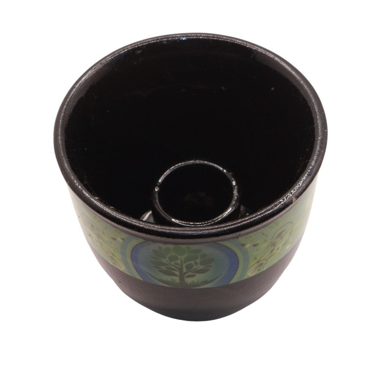 Smudge Bowl- Tree of Life- Black