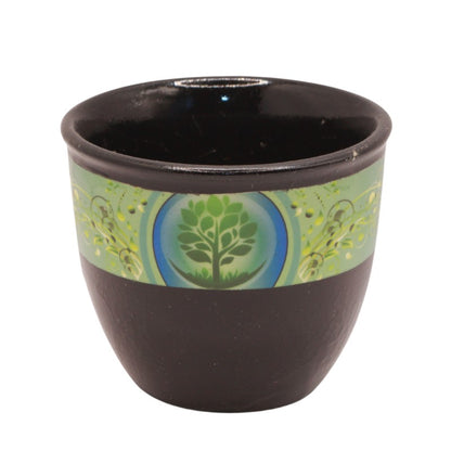 Smudge Bowl- Tree of Life- Black