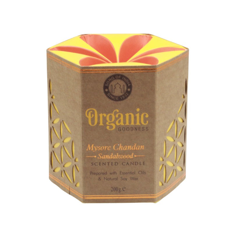 Organic Goodness Scented Soy Candle- 60 Hr- 6 Scents To Choose From