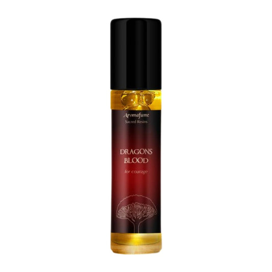 glass vial with black lid and red label