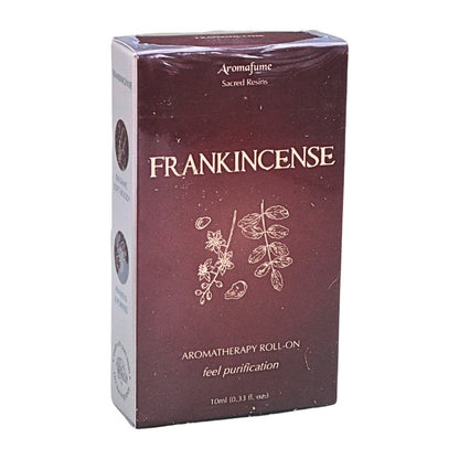 packaging box with reddish  brown and white label