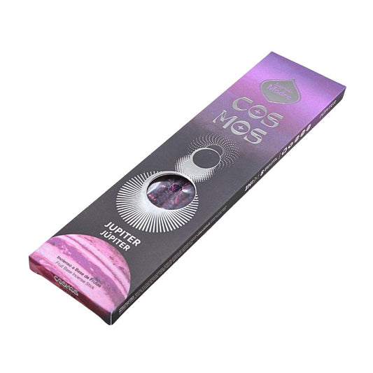 Cosmos Jupiter incense product packaging on a white background