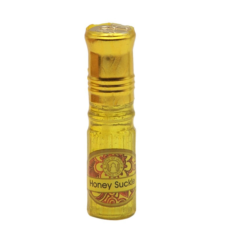 small perfume bottle with gold lid by Song Of India