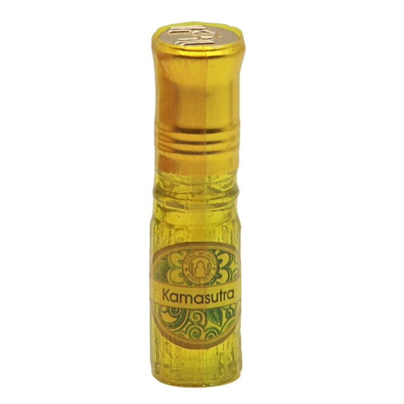 small perfume bottle with gold lid by Song Of India