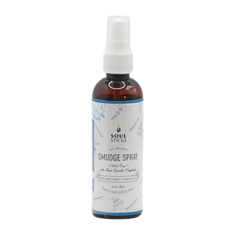 bottle of white sage room spray