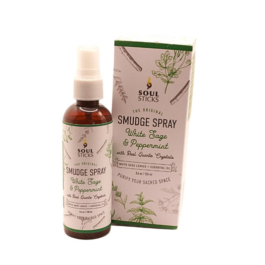 Soul Sticks Smudge Spray 100ml - White Sage & Peppermint