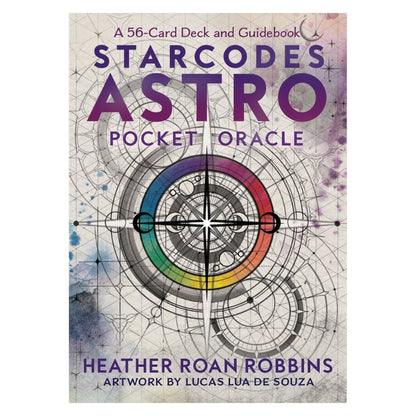 front cover of the Starcodes Astro Pocket Oracle by Heather Roan Robbins.