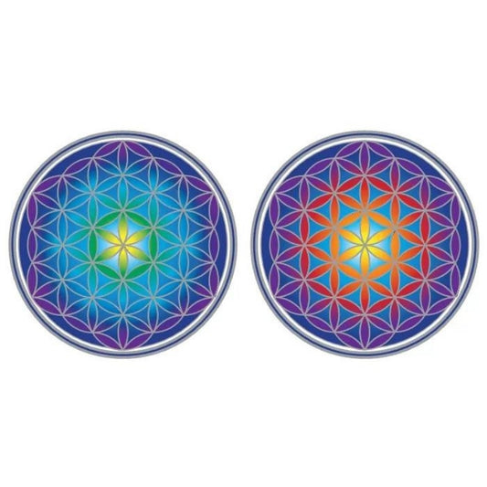 Luminous Window Sticker-Sunlight Flower Of Life