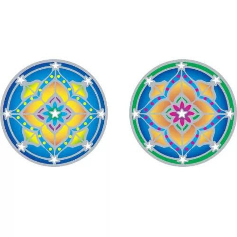 Sunlight Harmony Mandala window sticker