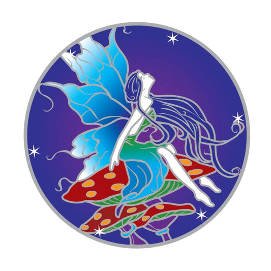 fairy sitting on a mushroom