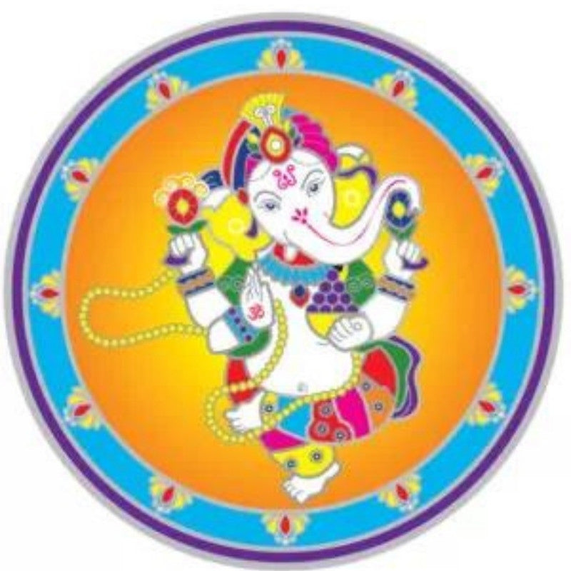 Sunseal Dancing Ganesh Window Sticker