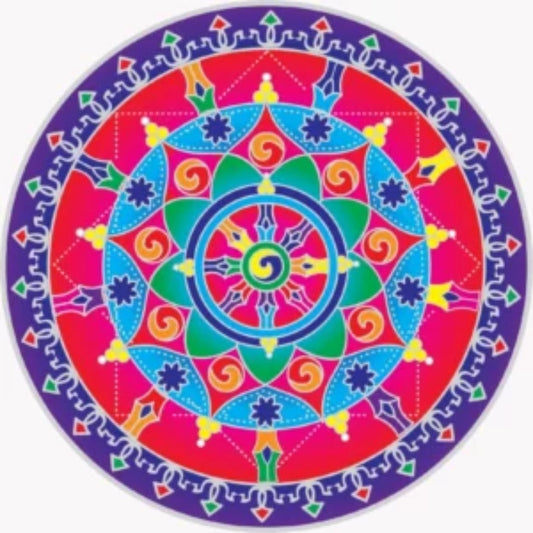 Sunseal Dharma Mandala Window Sticker