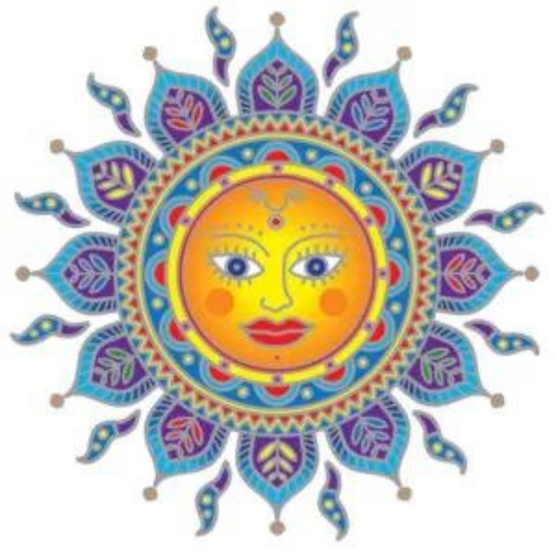 Window Sticker For Sun Luminous Window Sticker-Sunseal Golden Sun – Curious Cauldron