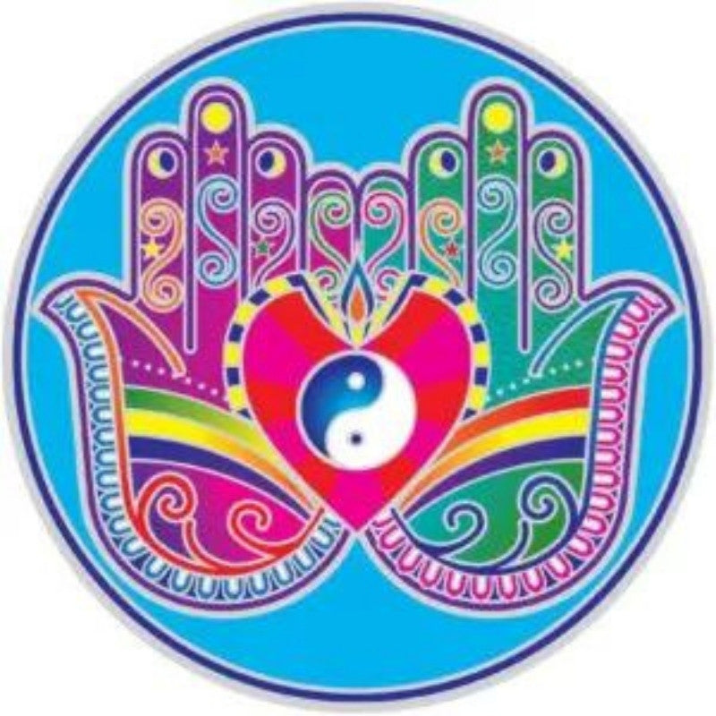 Sunseal Healing Hands Mandala window sticker