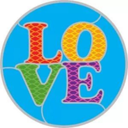 Sunseal Love Mandala window sticker