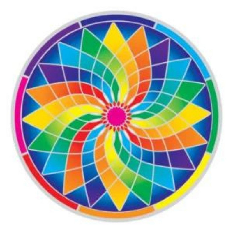 Sunseal Rainbow Dreamcatcher Mandala window sticker