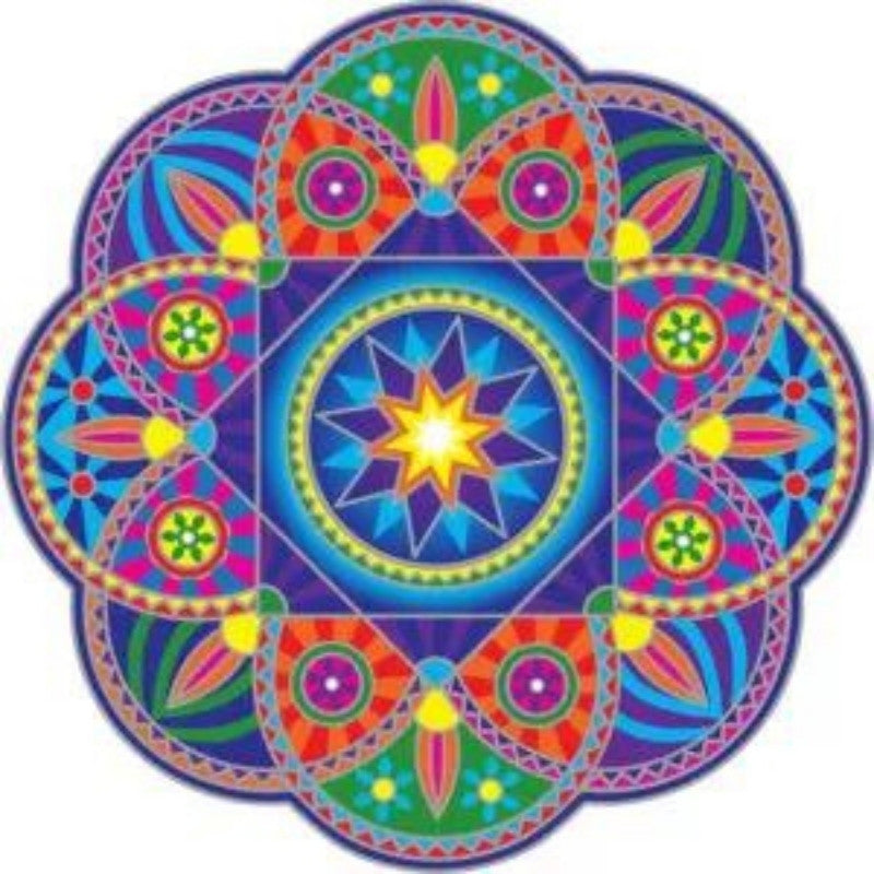 Sunseal Sunburst Mandala window sticker