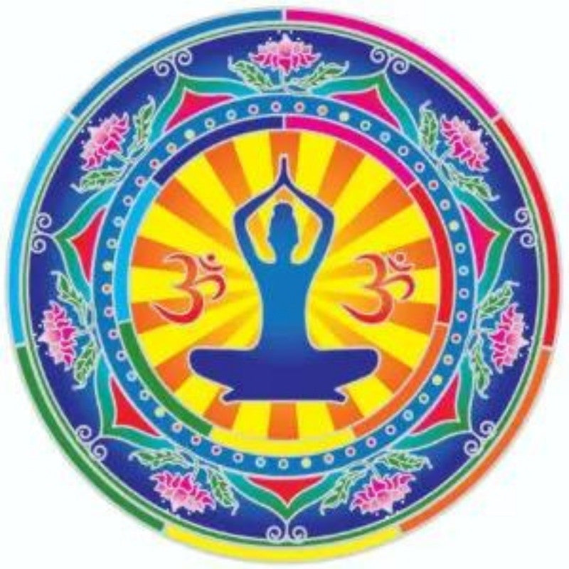 Sunseal Yoga Spirit Mandala window sticker