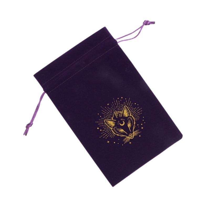 Velvet Tarot Bag 14 x 21 cm - Mystic Fox