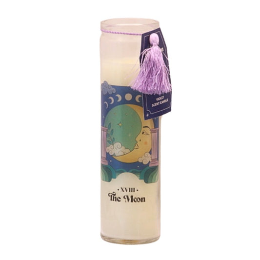 The Moon Scented Jar Candle- Violet -70 hr Burn Time