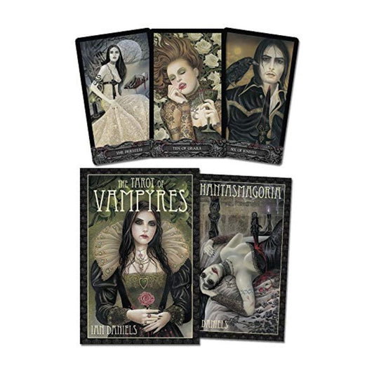 The Tarot Of Vampyres deck, guidebook  and 3 cards