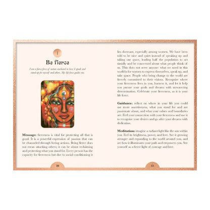 Page from a book or magazine with a colorful illustration of a face and text on a white background