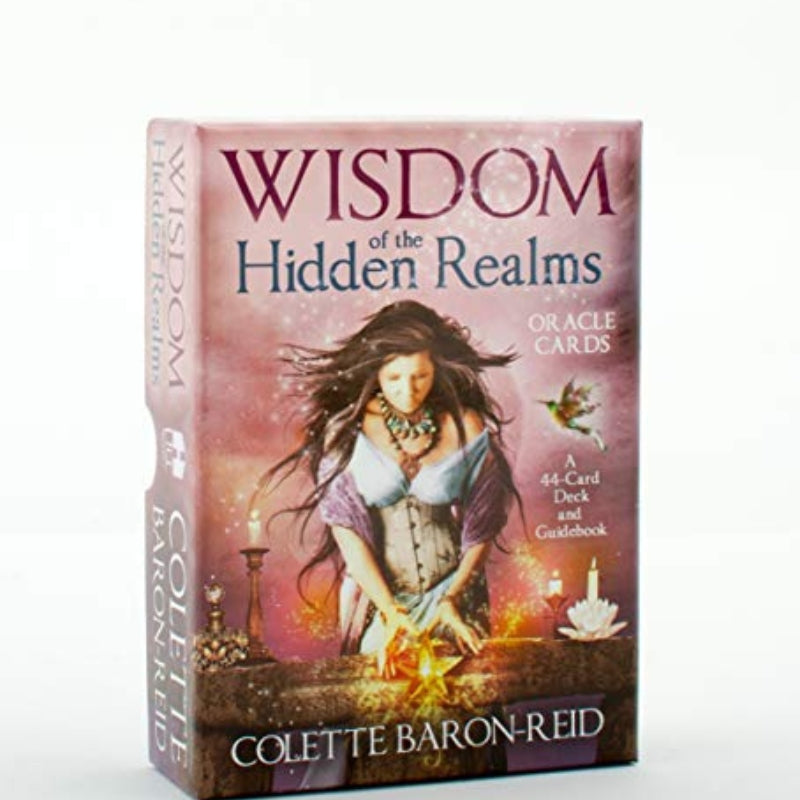 Wisdom of the Hidden Realms Oracle Cards- 44 Card Deck & Guidebook