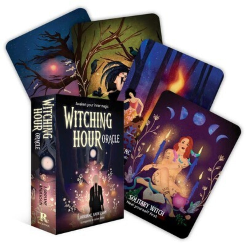Witching Hour Oracle card deck with 4 cards