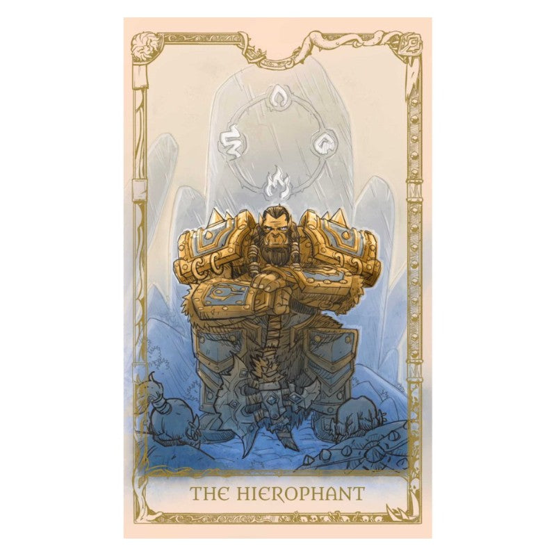 Card from "World Of Warcraft: The Official Tarot Deck and Guidebook"