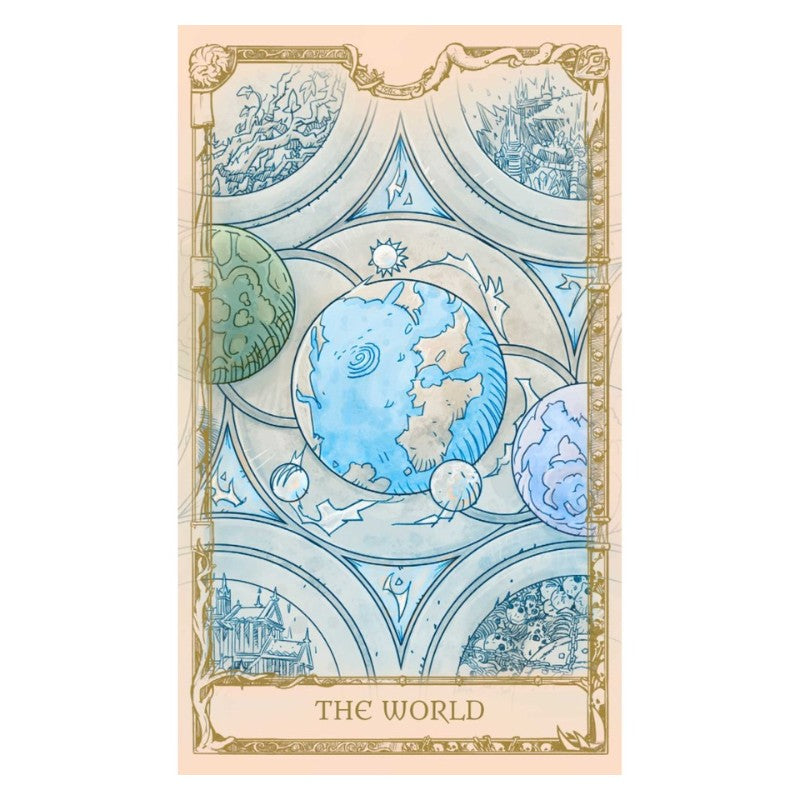 Card from "World Of Warcraft: The Official Tarot Deck and Guidebook"