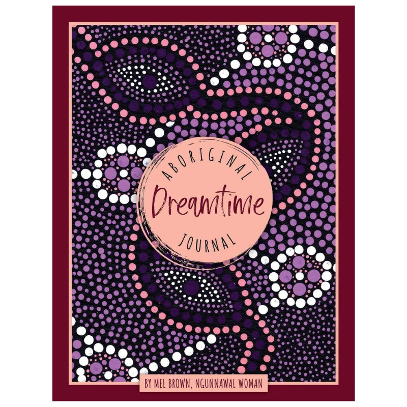 Image of the front cover of aboriginal dreamtime journal