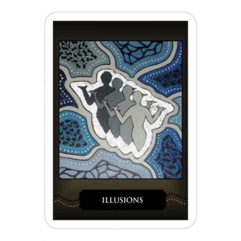 image of illusions oracle card from the aboriginal spirit oracle