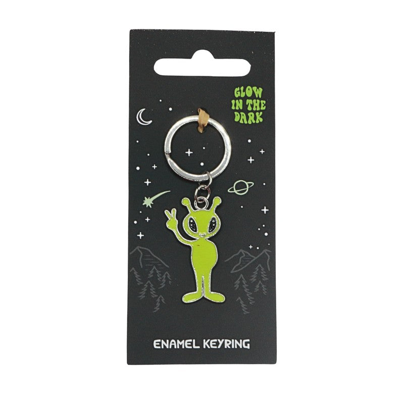 Glow In The Dark Alien Keyring – Curious Cauldron