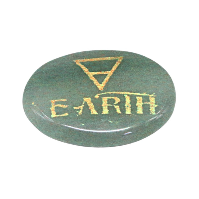 Engraved Altar Stone-Earth – Curious Cauldron