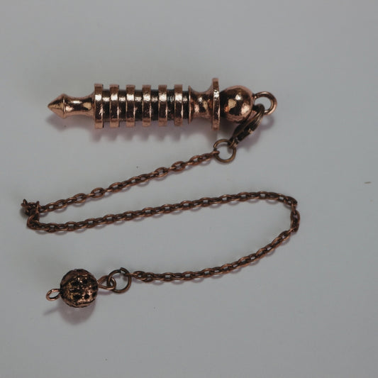 Bronze Bullet Pendulum- Dowsing and Divination, great for Reiki, Tarot, Wicca