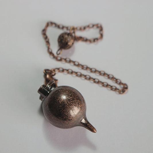 Bronze Sphere Pendulum- Dowsing and Divination, great for Reiki, Tarot, Wicca