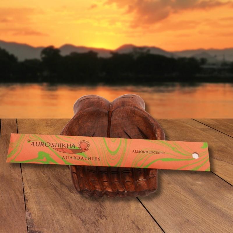 Auroshikha Incense Sticks "Almond" 10g - Perfect for Ritual and Meditation