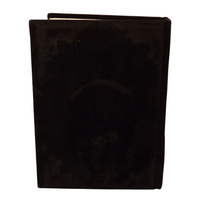 Black Pentacle Velvet Spell Book- A5 Book of Shadows/Journal/ Diary